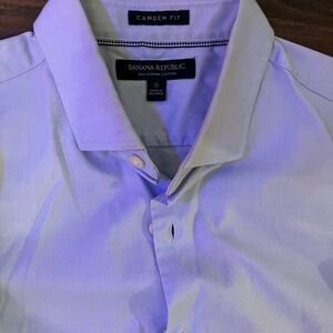 Banana Republic Men's Light Blue Camden Fit Shirt small